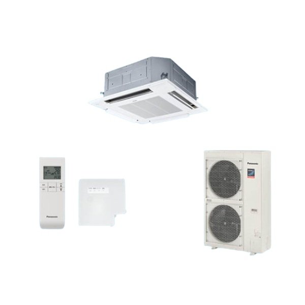 画像1: パナソニック PA-P140U7GNBX 業務用エアコン 4方向天井カセット形 XEPHY Premium 標準(ワイヤレス) シングル P140 形5.0馬力 三相200V ♪ (1)