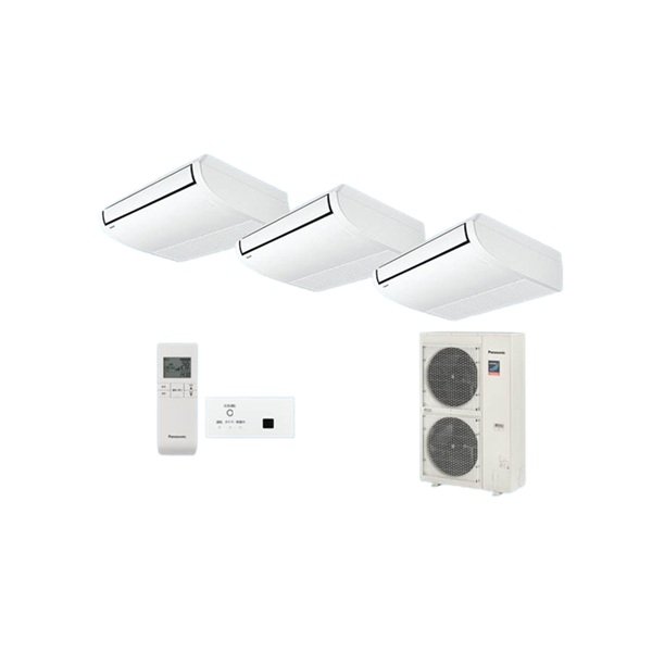画像1: パナソニック [PA-P160T7GTNBX＋分岐管] 業務用エアコン 天井吊形 標準(ワイヤレス) 同時トリプル P160 形6.0馬力 三相200V ♪ (1)