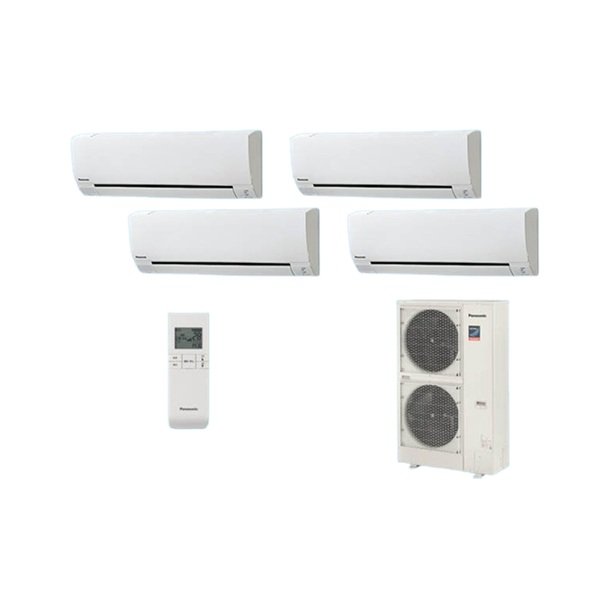 画像1: パナソニック [PA-P224K7GVBX＋分岐管] 業務用エアコン 壁掛形 エコナビ(ワイヤレス) 同時ダブルツイン P224 形8.0馬力 三相200V ♪ (1)