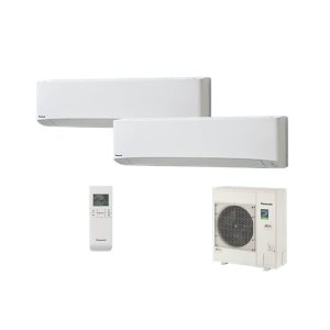 画像: パナソニック [PA-P140K7HDBX＋分岐管] 業務用エアコン 壁掛形 XEPHY Eco エコナビ(ワイヤレス) 同時ツイン P140形 5.0馬力 三相200V ♪