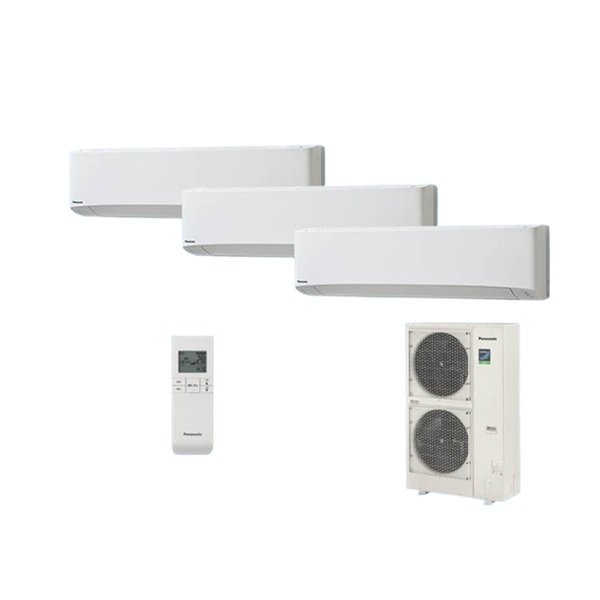 画像1: パナソニック [PA-P224K7HTBX＋分岐管] 業務用エアコン 壁掛形 XEPHY Eco エコナビ(ワイヤレス) 同時トリプル P224形 8.0馬力 三相200V ♪ (1)