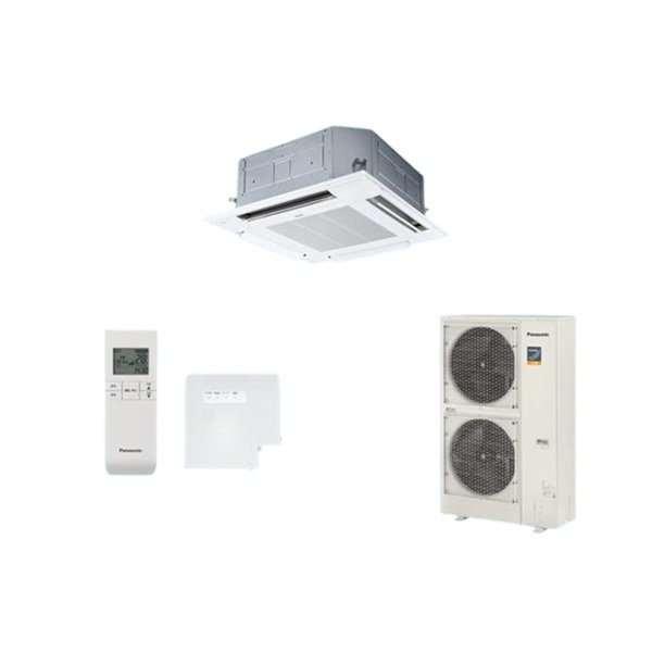 画像1: パナソニック PA-P140U7KNBX 業務用エアコン 4方向天井カセット形 フル暖 XEPHY 標準(ワイヤレス) シングル P140形 5.0馬力 三相200V ♪ (1)