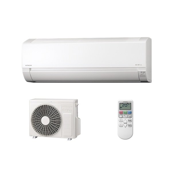 画像1: 日立 RAS-AJ3625S(W) エアコン 12畳 ルームエアコン AJシリーズ 白くまくん 単相100V 12畳程度 スターホワイト (RAS-AJ36R(W)の後継品) ♪ (1)