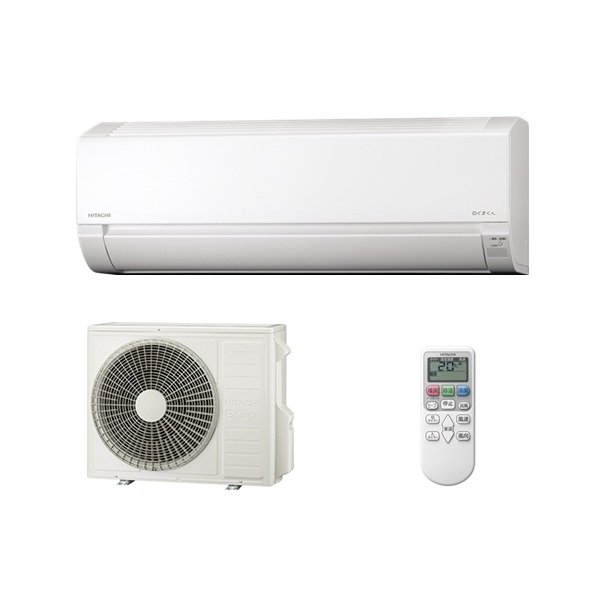 画像1: 日立 RAS-AJ7125D(W) エアコン 23畳 ルームエアコン AJシリーズ 白くまくん 単相200V 23畳程度 スターホワイト (RAS-AJ71R2(W)の後継品) ♪ (1)