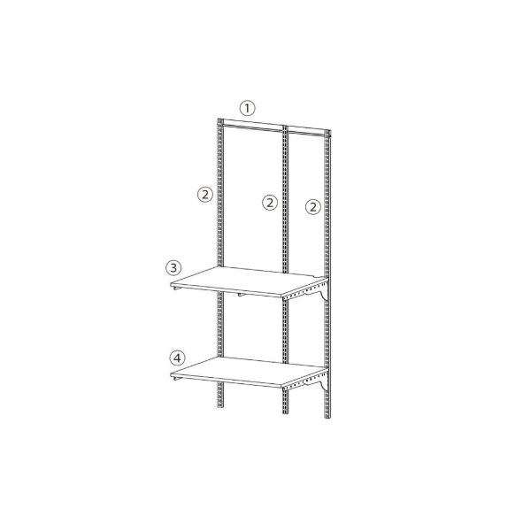 画像1: 藤山 KS7560CJ Fitrack×乾太くん専用台 乾太くん専用台セット フィットラック W765×H1753 (1)