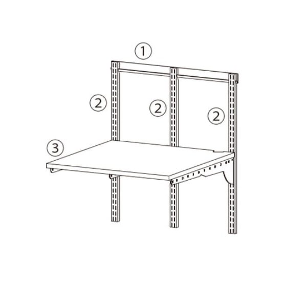 画像1: 藤山 KST6060CS Fitrack×乾太くん専用台 乾太くん専用台セット フィットラック W615×H700 (1)