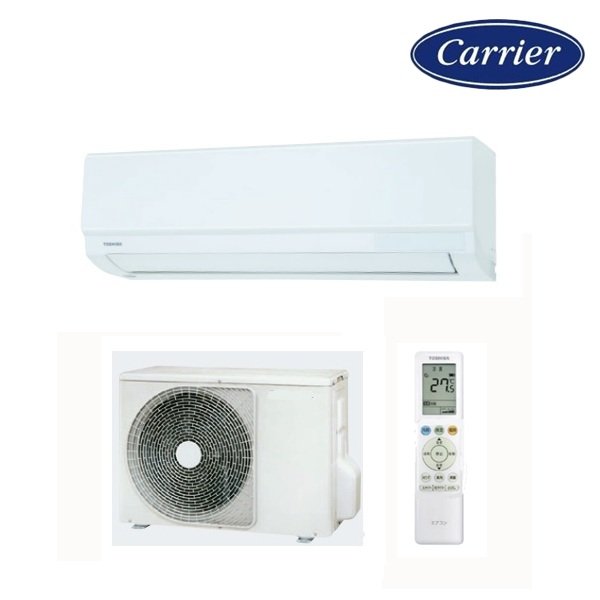 画像1: [在庫あり] 日本キヤリア/東芝 RAS-2514T(W) エアコン8畳用 ルームエアコン Tシリーズ 単相100 8畳程度 ホワイト (RAS-2513T-W 後継品) ☆2 (1)