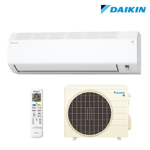 画像1: [在庫あり] ダイキン S255ATES-W エアコン 8畳 ルームエアコン Eシリーズ 単相100V 15A 8畳程度 ホワイト (S254ATES-W 後継品) ☆2 (1)