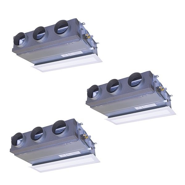 画像1: 日本キヤリア/旧東芝 GBSC22414MUB 業務用エアコン 天井埋込形 ビルトイン スーパーパワーエコ ゴールド 同時トリプル P224形 8馬力 三相200V ワイヤード ♪∀ (1)