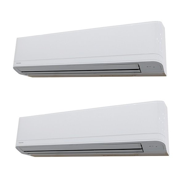 画像1: 日本キヤリア/旧東芝 GKSB22414XU 業務用エアコン 壁掛形 スーパーパワーエコ ゴールド 同時ツイン P224形 8馬力 三相200V ワイヤレス ♪∀ (1)