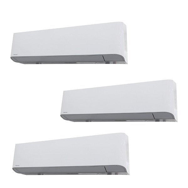 画像1: 日本キヤリア/旧東芝 GKSC22414XU 業務用エアコン 壁掛形 スーパーパワーエコ ゴールド 同時トリプル P224形 8馬力 三相200V ワイヤレス ♪∀ (1)