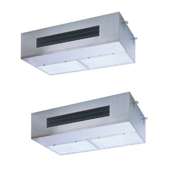 画像1: 日本キヤリア/旧東芝 GPSB28014MUB 業務用エアコン 厨房用エアコン 天井吊形 スーパーパワーエコ ゴールド 同時ツイン P280形 10馬力 三相200V ワイヤード ♪∀ (1)