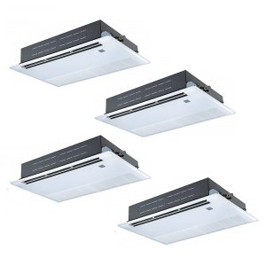 画像: 日本キヤリア/旧東芝 GSSF22414XU 業務用エアコン 天井カセット形 1方向吹出し 同時ダブルツイン P224形 8馬力 三相200V ワイヤレス 受注生産品 ♪§∀
