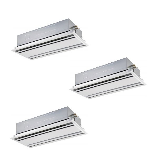 画像1: 日本キヤリア/旧東芝 GWSC22414MUB 業務用エアコン 天井カセット形 2方向 スーパーパワーエコ ゴールド 同時トリプル P224形 8馬力 三相200V ワイヤード ♪∀ (1)