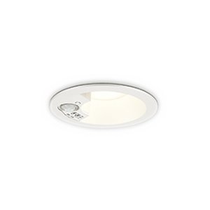 画像: オーデリック OD261838R エクステリア ダウンライト LED 人感センサーモード切替型 埋込穴φ100 昼白色 軒下取付専用 防雨型 オフホワイト