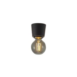 画像: 大光電機(DAIKO) DCL-42499YG 小型シーリング 調光(調光器別売) キャンドル色 LED ランプ付 ブラック
