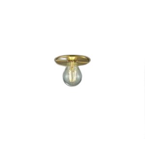 画像: 大光電機(DAIKO) DCL-42469YG 小型シーリング 調光(調光器別売) キャンドル色 LED ランプ付 真鍮色