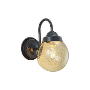 画像: 大光電機(DAIKO) DWP-42478YG アウトドアライト ポーチ灯 調光(調光器別売) キャンドル色 LED ランプ付 防雨形 ブラック