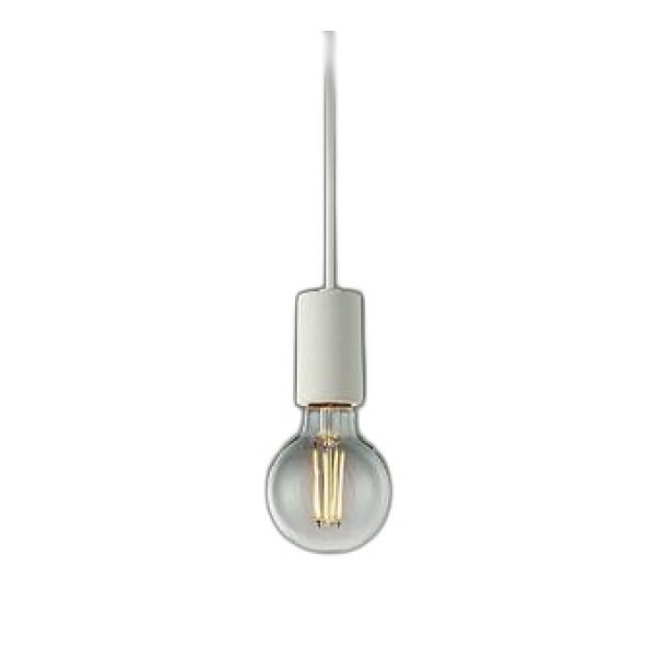 画像1: 大光電機(DAIKO) DPN-42490YG ペンダント 調光(調光器別売) キャンドル色 LED ランプ付 プラグタイプ ホワイト (1)