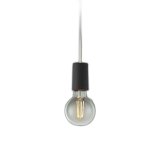 画像: 大光電機(DAIKO) DPN-42492YG ペンダント 調光(調光器別売) キャンドル色 LED ランプ付 プラグタイプ ブラック