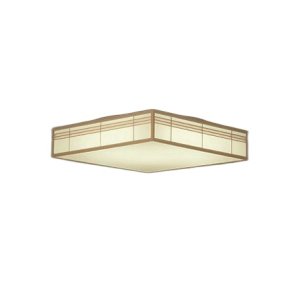 画像: 大光電機(DAIKO) DCL-42155 和風照明 シーリング 6畳 調色調光 LED内臓 リモコン付 白木