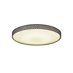 画像: 大光電機(DAIKO) DCL-42167 和風照明 シーリング 6畳 調色調光 LED内臓 リモコン付 ブラック