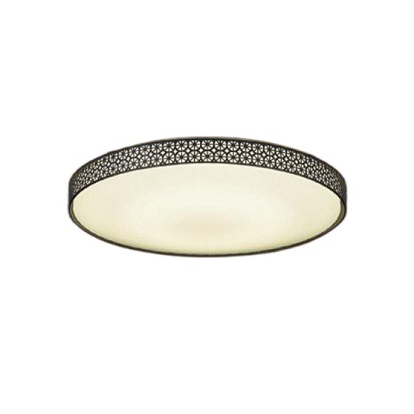 画像1: 大光電機(DAIKO) DCL-42167 和風照明 シーリング 6畳 調色調光 LED内臓 リモコン付 ブラック (1)