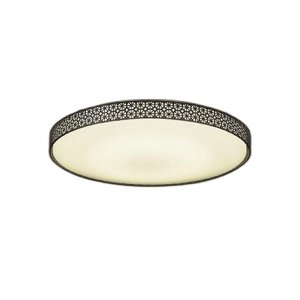 画像: 大光電機(DAIKO) DCL-42168 和風照明 シーリング 8畳 調色調光 LED内臓 リモコン付 ブラック