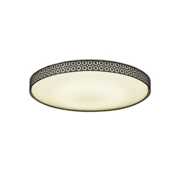 画像1: 大光電機(DAIKO) DCL-42168 和風照明 シーリング 8畳 調色調光 LED内臓 リモコン付 ブラック (1)