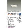 画像2: 大光電機(DAIKO) DDL-5669YWG ダウンライト 埋込穴φ100 調光(調光器別売) 電球色 LED内臓 保安灯 COBタイプ 高気密SG1形 防雨形 ホワイト (2)