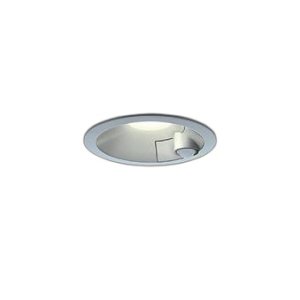 画像: 大光電機(DAIKO) DDL-5703YS ダウンライト 埋込穴φ100 非調光 電球色 LED内臓 高気密SB形 人感センサー 連動ON/OFFタイプ 防雨形 シルバー
