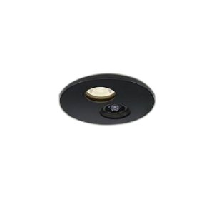 画像: 大光電機(DAIKO) DOL-6262YB ダウンライト 埋込穴φ100 非調光 電球色 LED ランプ付 高気密SB形 人感センサー 連動ON/OFFタイプ 防雨形 ブラック
