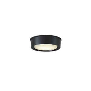 画像: 大光電機(DAIKO) DWP-42197Y アウトドアライト 軒下シーリング 非調光 電球色 LED内臓 人感センサー付 連動ON/OFF 防雨形 ブラック