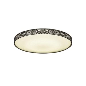 画像: 大光電機(DAIKO) DCL-42169 和風照明 シーリング 10畳 調色調光 LED内臓 リモコン付 ブラック