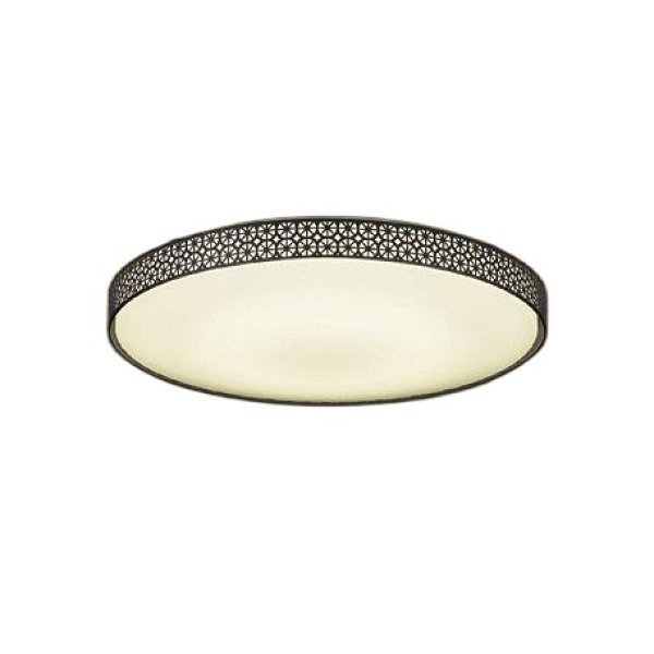 画像1: 大光電機(DAIKO) DCL-42169 和風照明 シーリング 10畳 調色調光 LED内臓 リモコン付 ブラック (1)