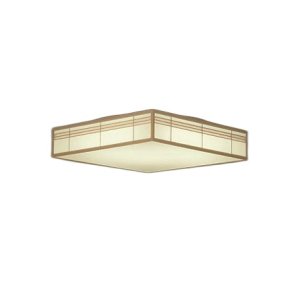 画像: 大光電機(DAIKO) DCL-42157 和風照明 シーリング 10畳 調色調光 LED内臓 リモコン付 白木