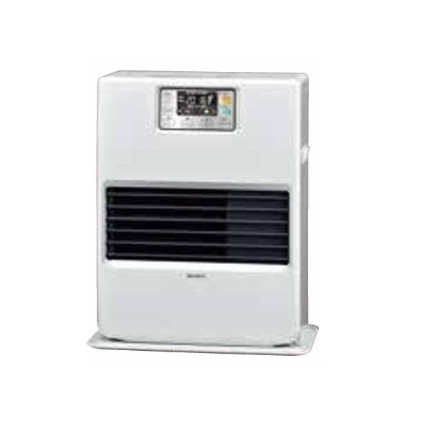 画像1: コロナ FF-VG35YK(W) FF式温風ヒーター 標準タイプ 木造9畳 ガス化式 ナチュラルホワイト VGシリーズ／カートリッジタンク式 (1)