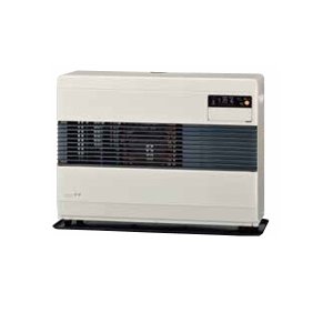 画像: コロナ FF-74K(W) FF式温風ヒーター 木造19畳 専用給排気筒別梱包 ポット式 別置タンク式 フロスティホワイト 標準タイプ