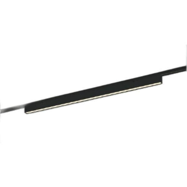 画像1: コイズミ照明 AH55210 ベースライト 1200mmタイプ 調光(調光器別売) 電球色 SOLID プラグタイプ 高演色R+ ブラック (1)