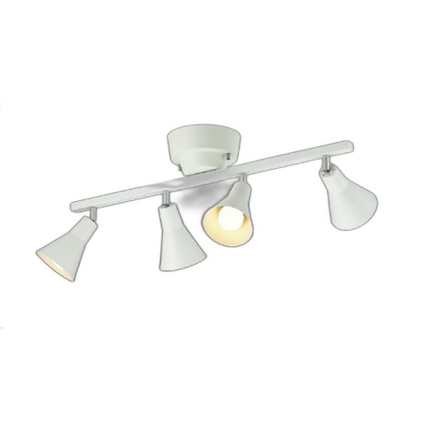 画像1: コイズミ照明 AA56101 シャンデリア 非調光 電球色 マットファインホワイト (1)