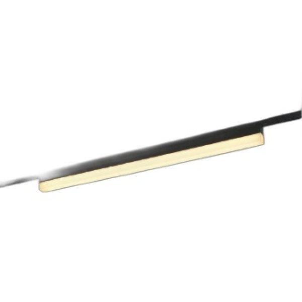 画像1: コイズミ照明 AH54361 ベースライト 1200mmタイプ 調光(調光器別売) 電球色 SOLID プラグタイプ ブラック (1)