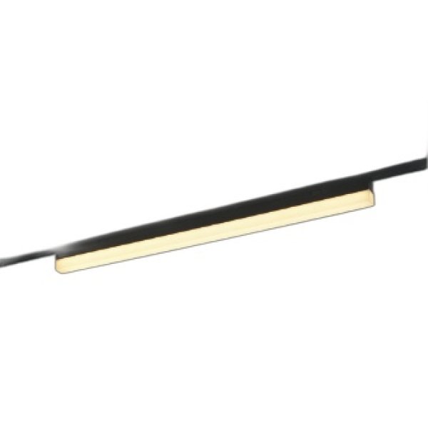 画像1: コイズミ照明 AH54362 ベースライト 1200mmタイプ 調光(調光器別売) 電球色 SOLID プラグタイプ ブラック (1)