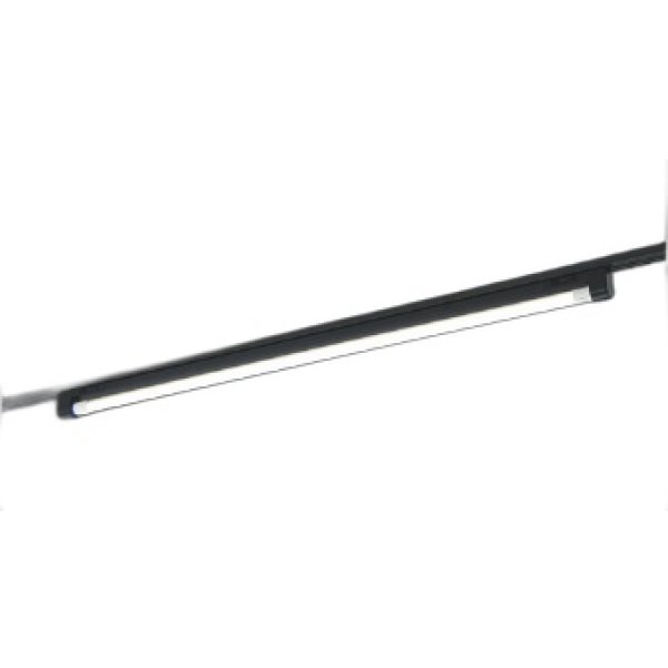 画像1: コイズミ照明 AH55066 ベースライト 非調光 昼白色 ランプ同梱 プラグタイプ ブラック (1)