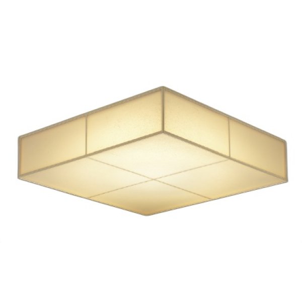 画像1: コイズミ照明 AH56117 シーリング 14畳 調光 電球色 和風 高演色R+ リモコン付 白木 (1)