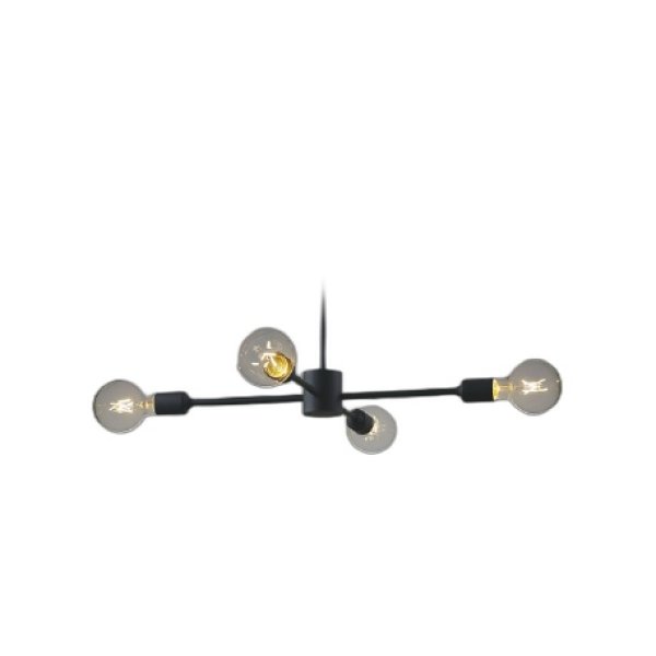 画像1: コイズミ照明 AA52325 シャンデリア 非調光 電球色 フランジタイプ サテンブラック (1)