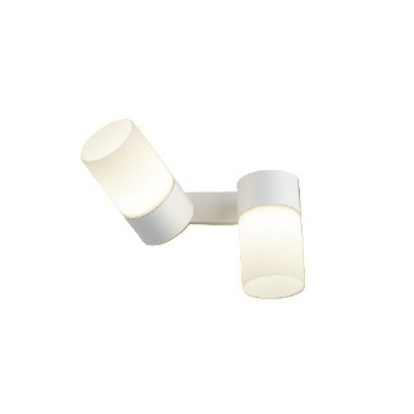 画像1: コイズミ照明 AB57364 ブラケット 非調光 温白色 スポット フランジタイプ 高演色R+ マットファインホワイト (1)