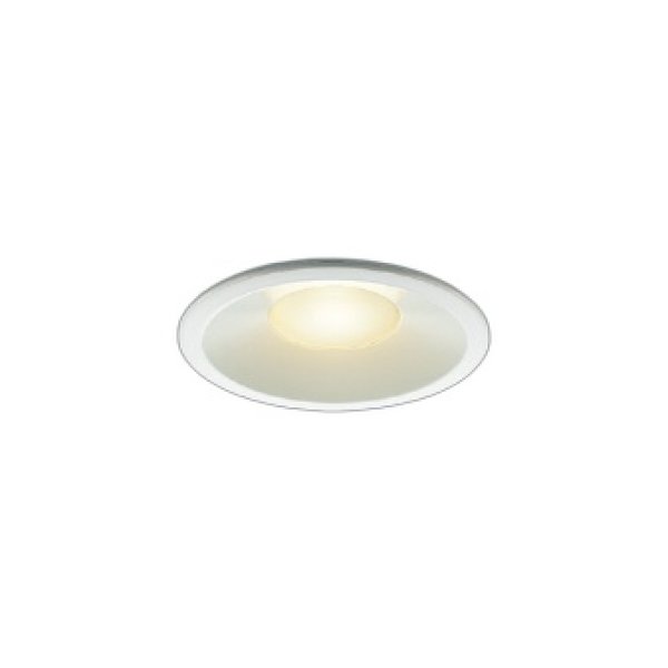 画像1: コイズミ照明 AD1090W27 ダウンライト φ100 非調光 電球色 パネル 浅型 高気密SB 高演色R+ ファインホワイト (1)