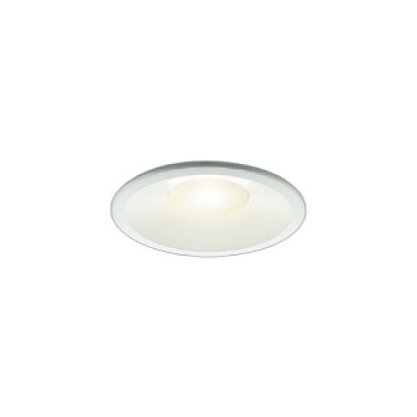 画像1: コイズミ照明 AD1090W35 ダウンライト φ100 非調光 温白色 パネル 浅型 高気密SB 高演色R+ ファインホワイト (1)