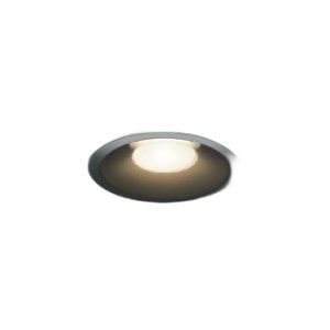画像: コイズミ照明 AD1091B35 ダウンライト φ100 非調光 温白色 パネル 浅型 高気密SB 高演色R+ ブラック