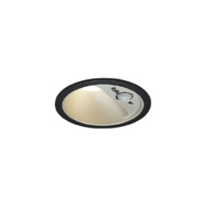 画像: コイズミ照明 AD1277B27 ダウンライト φ100 非調光 電球色 高気密SB 人感センサ 高演色R+ 防雨型 マットブラック